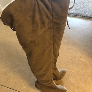 Tau Bebe over the knee boots.